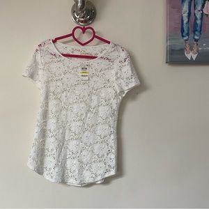 Maison Jules crochet top